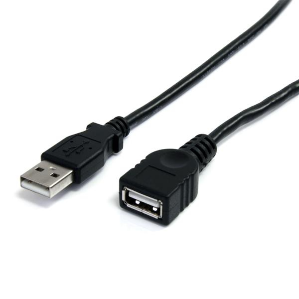 StarTech.com 6 ft Black USB Extension Cable A to A StarTech.com — view 2