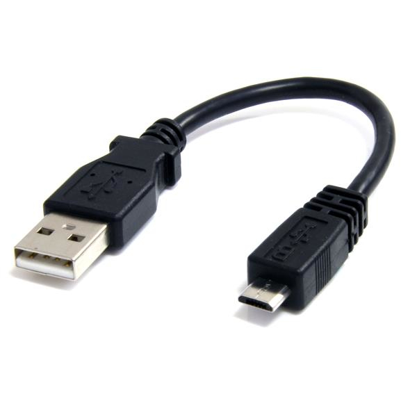 StarTech.com 6in Micro USB Cable - A to Micro B - M/M StarTech.com — view 2