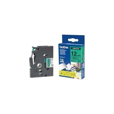 BROTHER TZE-731 - 12 mm Black/Green BROTHER — view 2