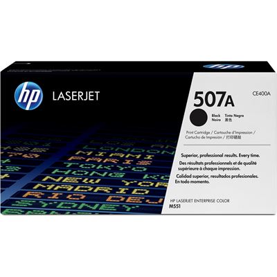 HP 507A BLACK LJ TONER CART CE400A HP — view 2