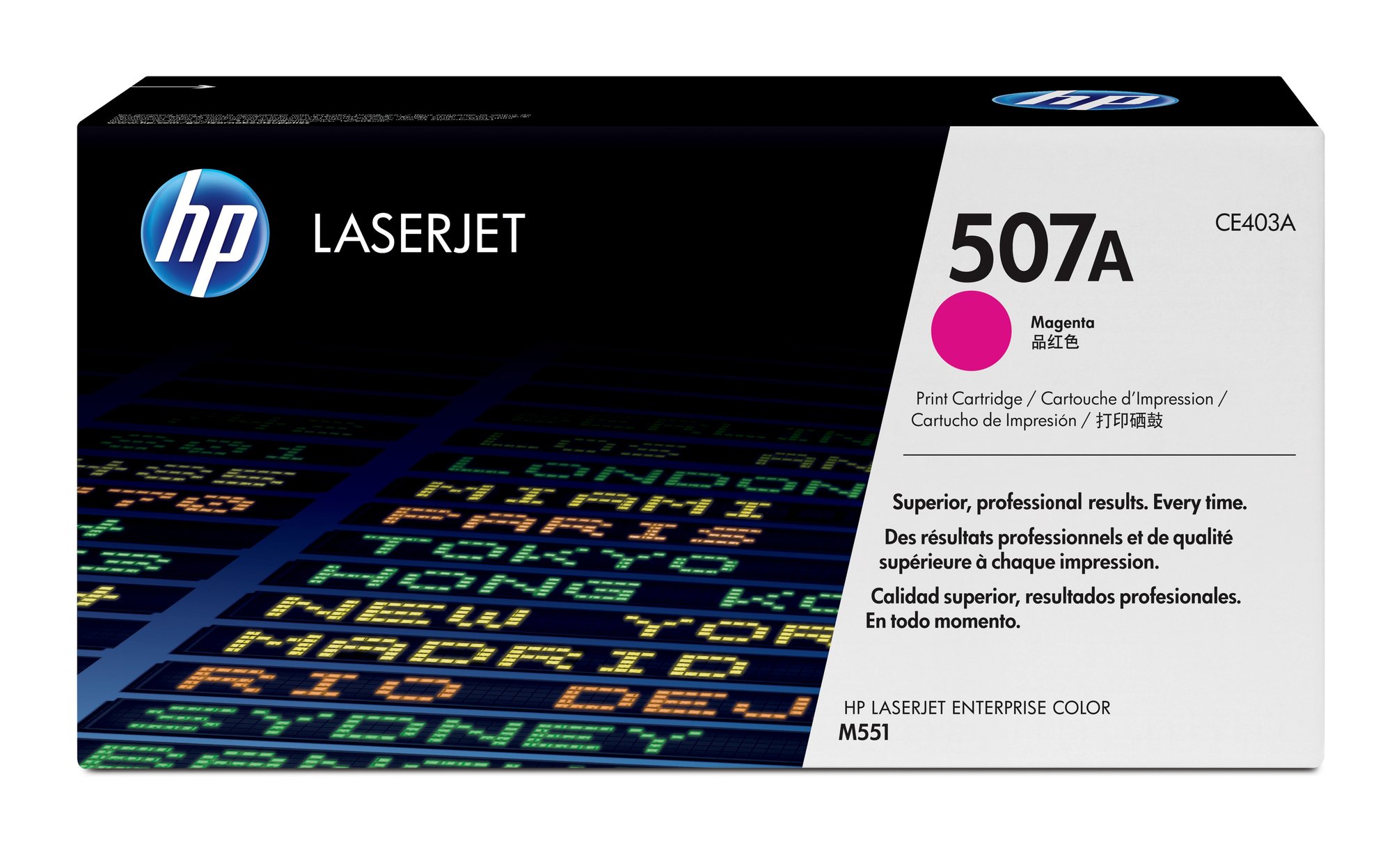 HP 507A MAGENTA LJ TONER CART CE403A HP — view 2