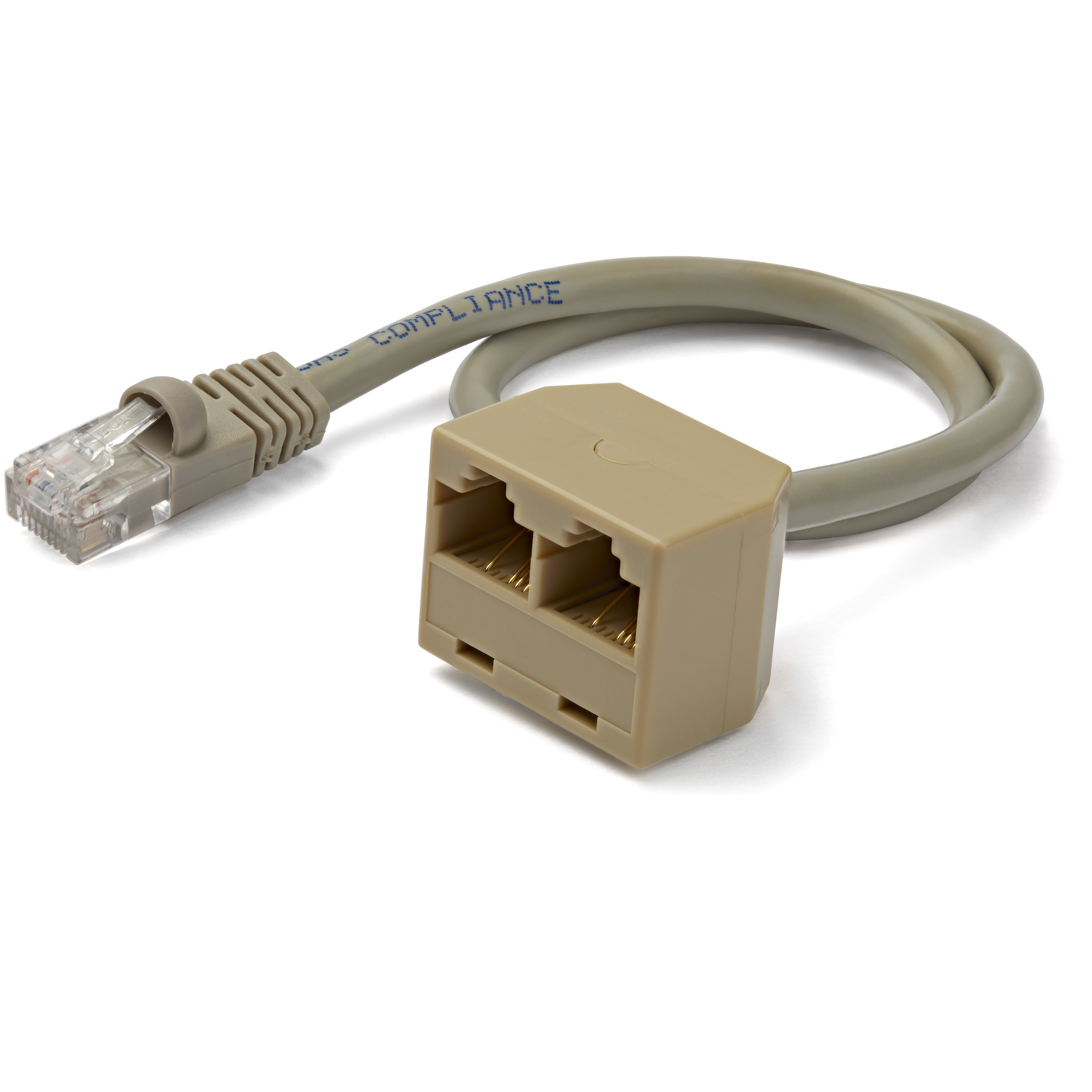 StarTech.com 2-to-1 RJ45 Splitter Cable Adapter - F/M StarTech.com — view 2