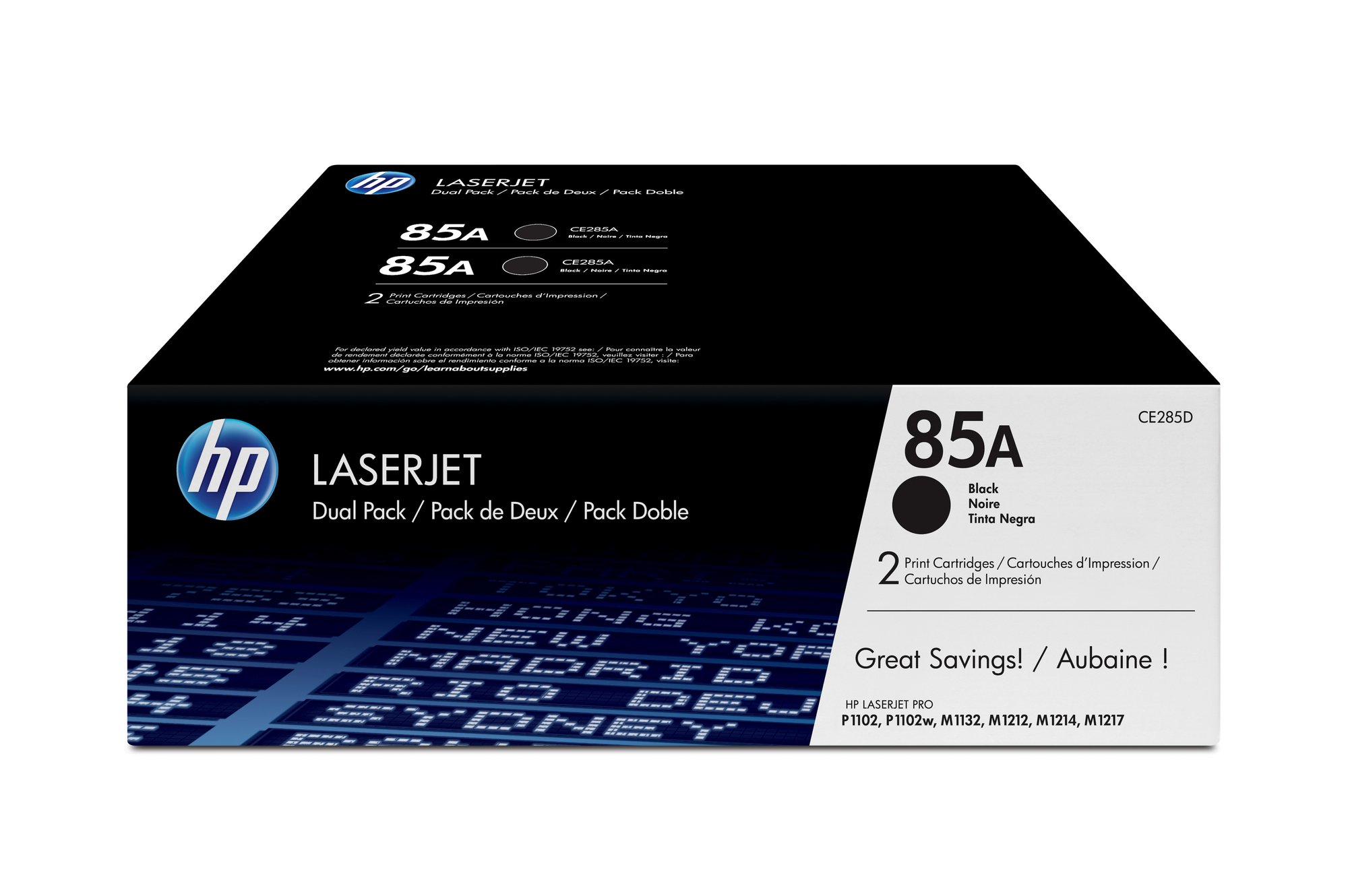 HP 85A BLACK TONER CART TWIN PACK HP — view 2