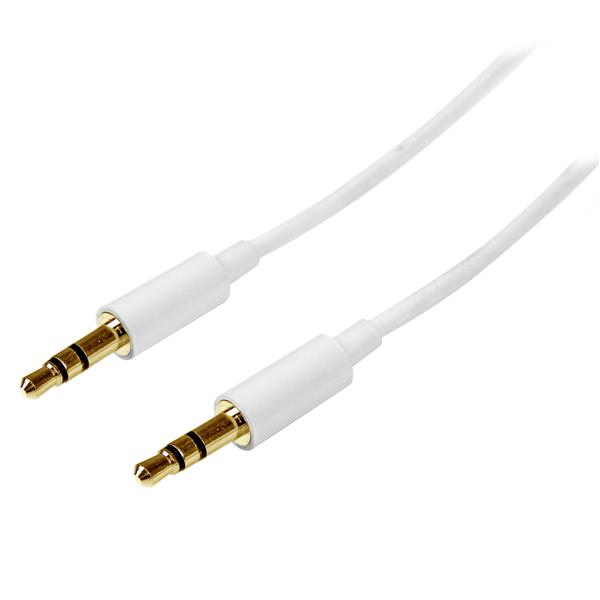 StarTech.com 2m White Slim 3.5mm Stereo Audio Cable StarTech.com — view 2