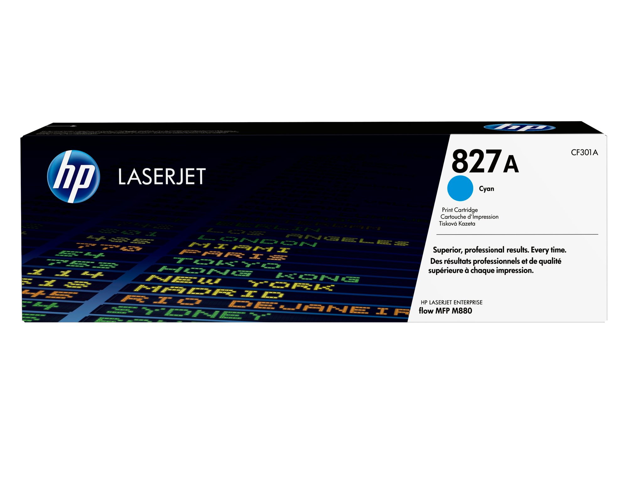 HP 827A CYAN LJ TONER CART CF301A HP — view 2