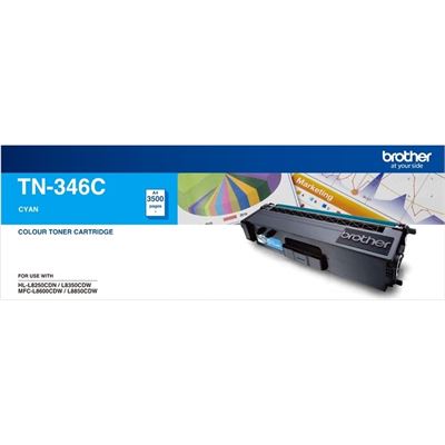 BROTHER TN346C 3500 pages Cyan Toner BROTHER — view 2