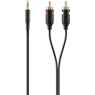 BELKIN Portable Y Audio Cable 2m - Gold Conn BELKIN — view 2