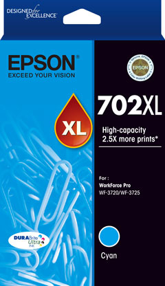 EPSON 702XL CYAN DURABRITE INK EPSON — view 2