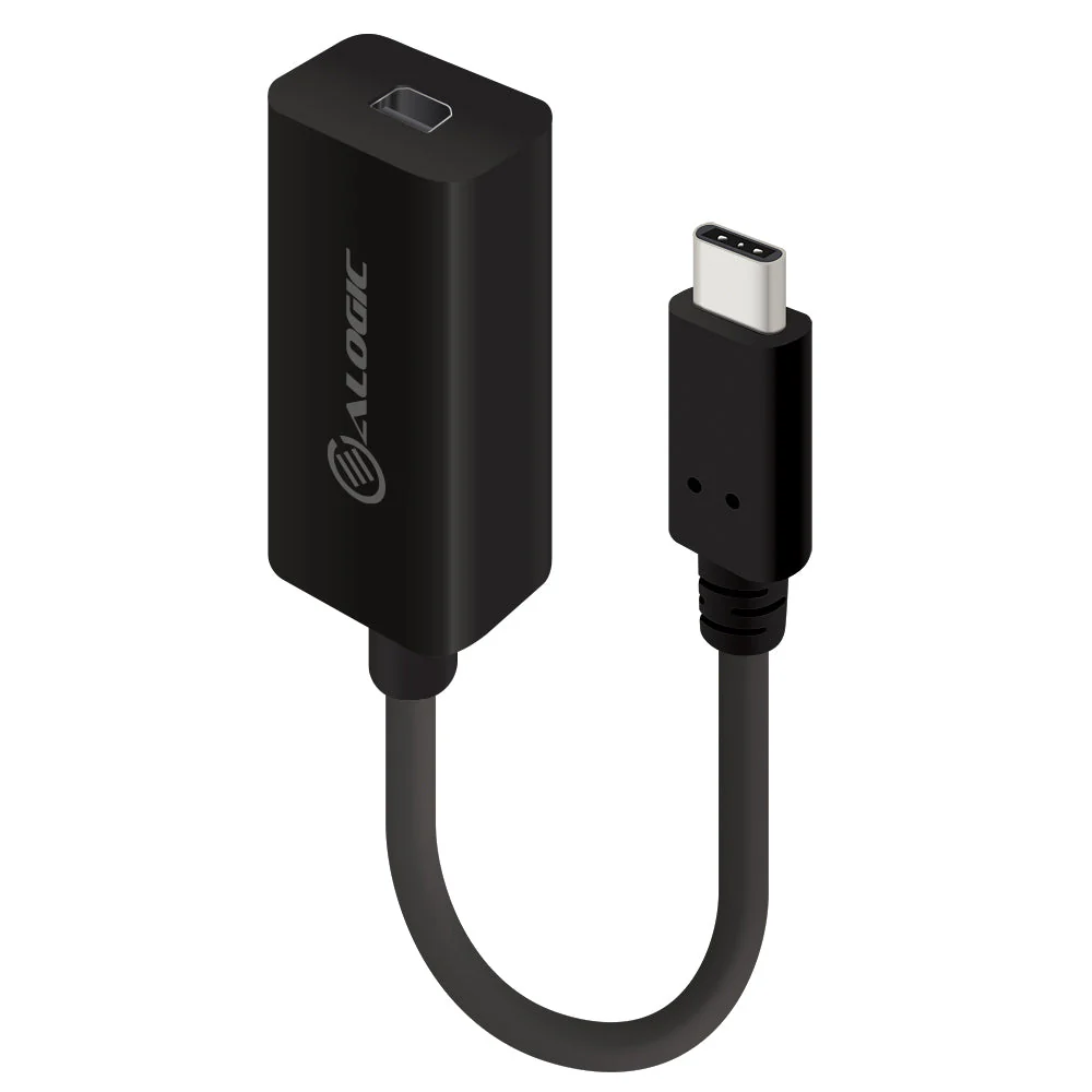 ALOGIC 10CM USB-C 2 MINI DISPLAYPORT ADAPTR BLK ALOGIC — view 2