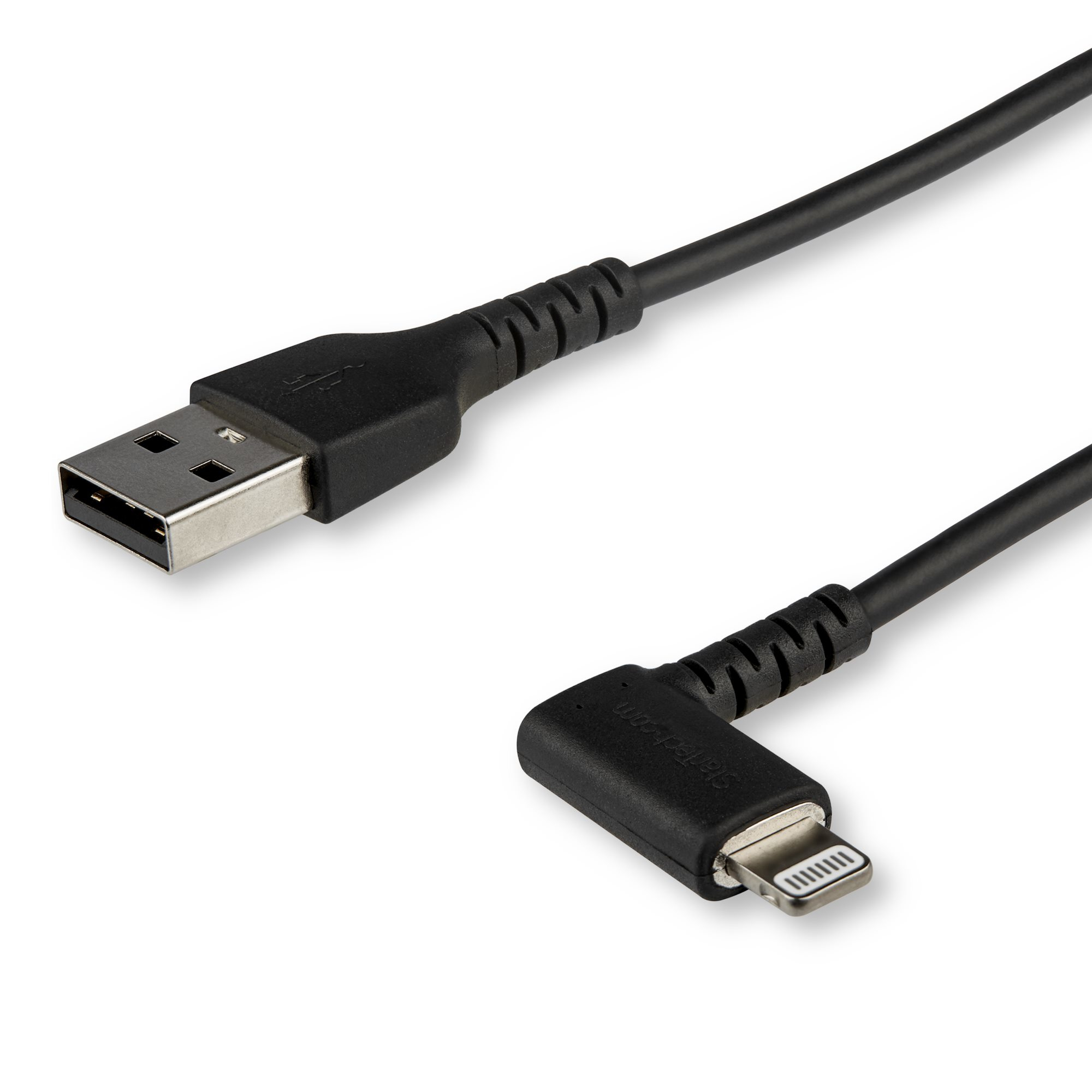 StarTech.com Cable - Black Angled Lightning to USB 2m StarTech.com — view 2