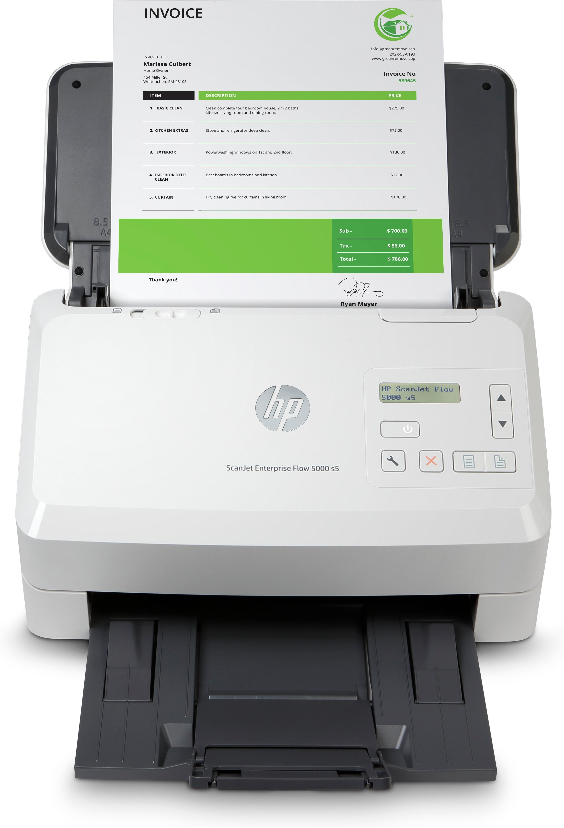 HP ScanJet Enterprise Flow 5000 s5 thumbnail 2