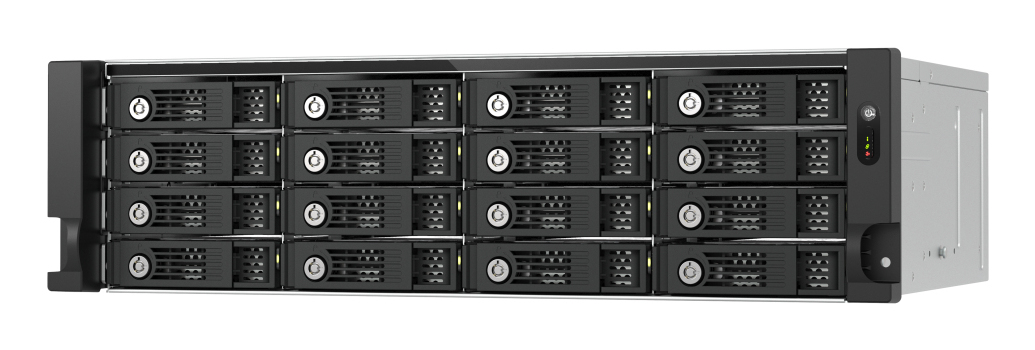 QNAP 16-bay 3U rackmount PCIe interface SATA thumbnail 2