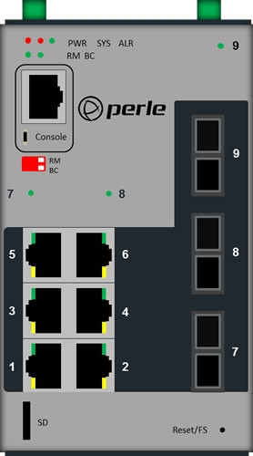 PERLE IDS409F3C2MD2SD20XT Eth Switch PERLE — view 2