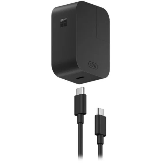 MICROSOFT SURFACE 45W USB-C WALL CHARGER BLACK MICROSOFT — view 2