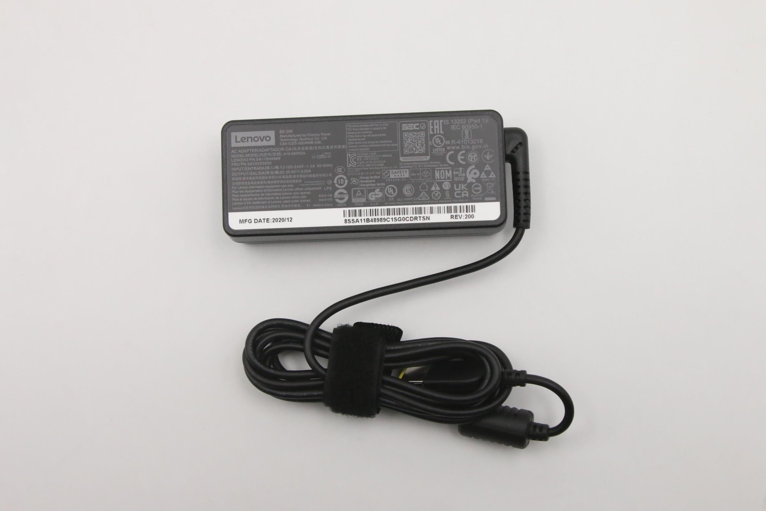 CRU,AC_ADAPTER,Rectangle 65W 89%,100-240Vac,3P thumbnail 2
