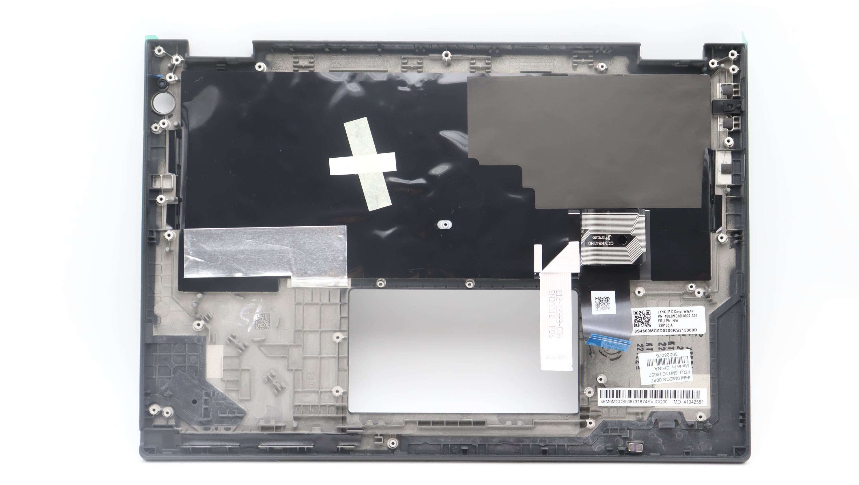 Lynx-1 (20W8/20W9) FRU WWAN C-Cover+ENG KB ASM,PMX thumbnail 1