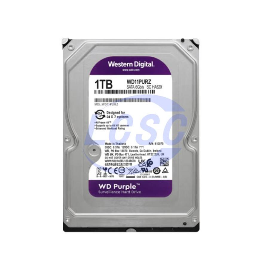 WD Surveillance Purple 1TB 3.5" Internal HDD WESTERNDIGITAL — view 2