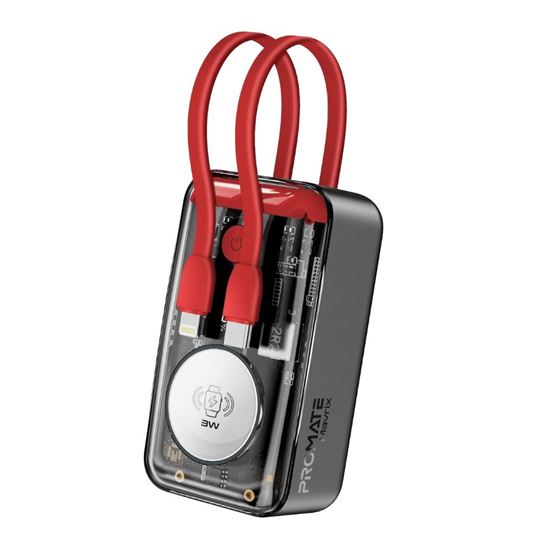 PROMATE 10000mAh 4-in-1 Smartphone & Apple Watch Charging Power Bank Promate — view 2