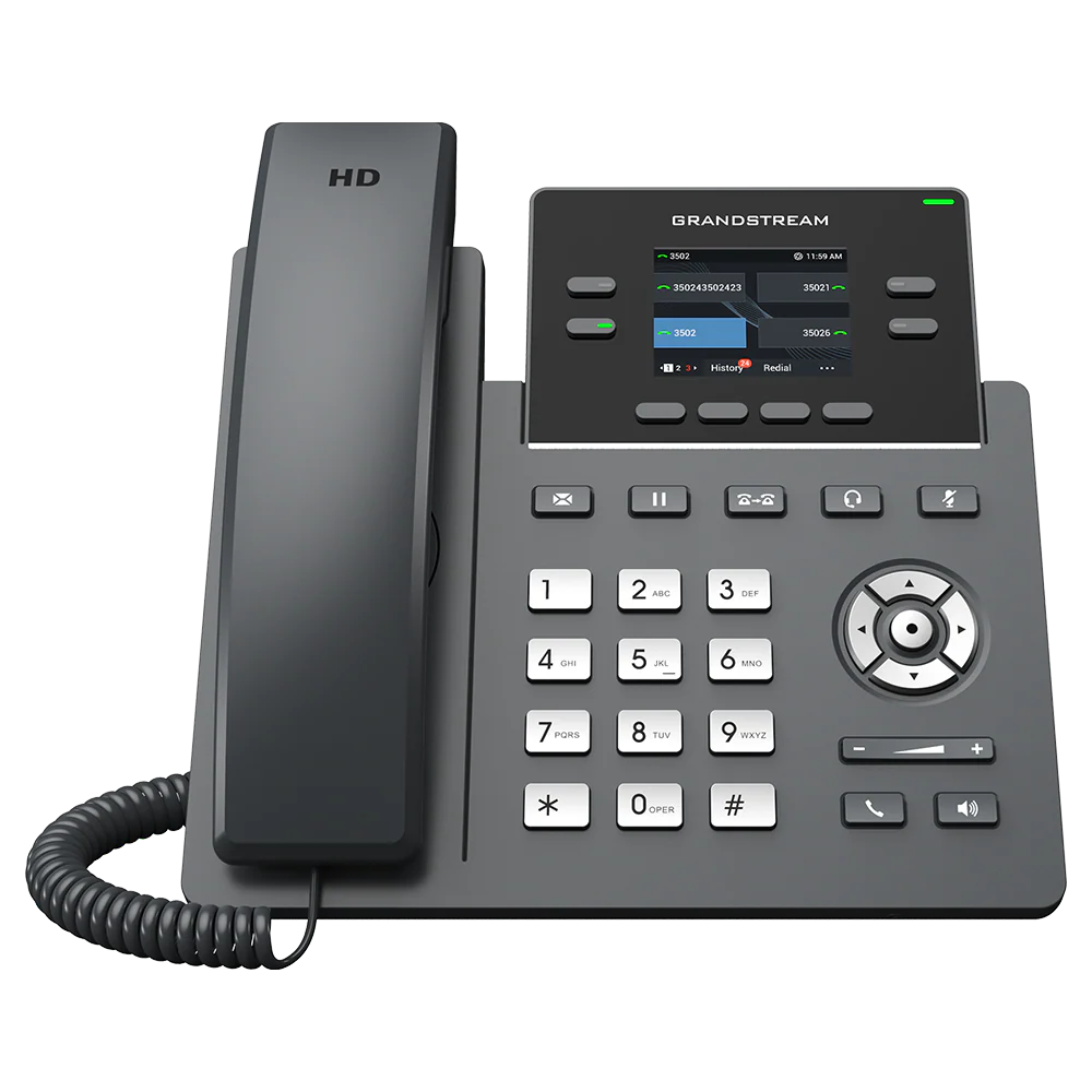 GRP2612P HD IP Phone 2.4"" Colour Screen 4-line PoE Grandstream Networks — view 2