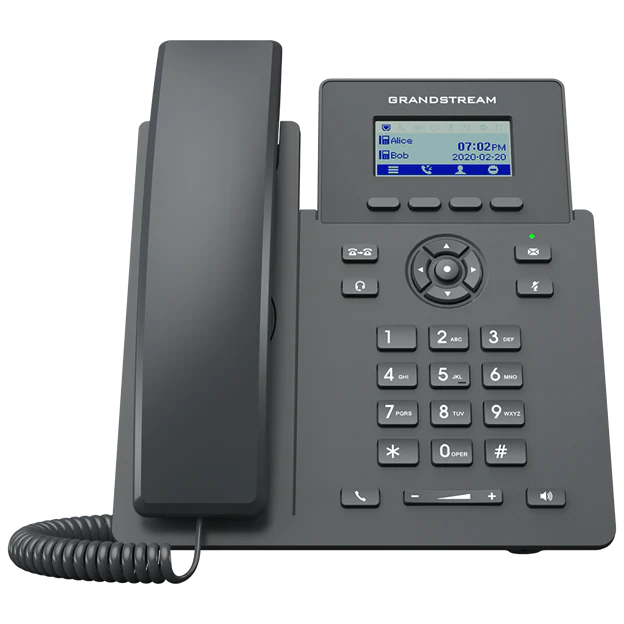 GRP2601P IP Phone 2.21"" LCD Screen 2-line POE # Grandstream Networks — view 2