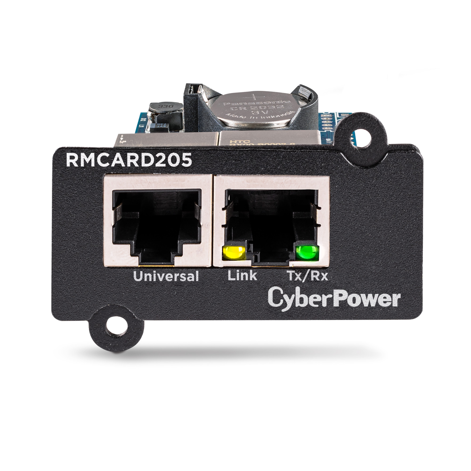 SNMP card to suit Professional UPS- On-Line UPS-3-Phase UPS- ePDU- ATS- includes ENVIROSENSOR port CyberPower Systems — view 2