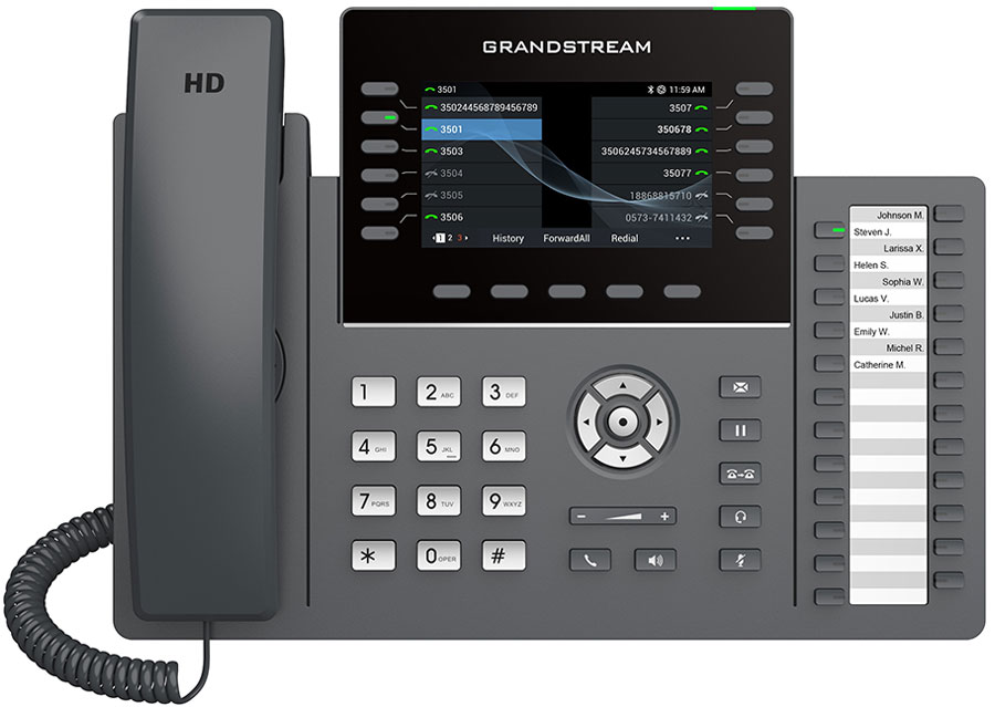 GRP2636 IP Phone Colour Screen 12-line PoE WiFi # Grandstream Networks — view 2