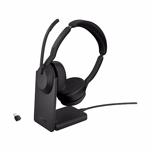 Evolve2 55 UC Stereo USB-C + Link 380 with Charging Stand Jabra — view 2