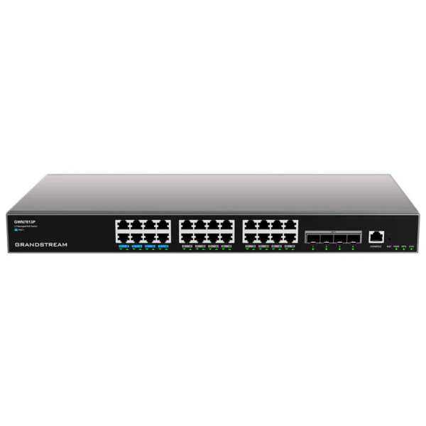 GWN7813P Layer 3Managed Network Switch 24-port PoE Grandstream Networks — view 2