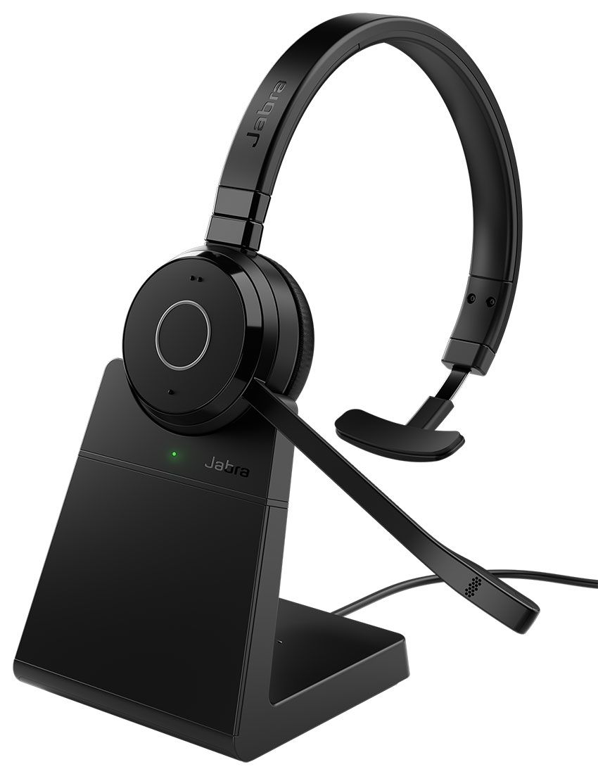 Evolve 65 TE UC Mono USB-A + Link 390 with Charging Stand Jabra — view 2