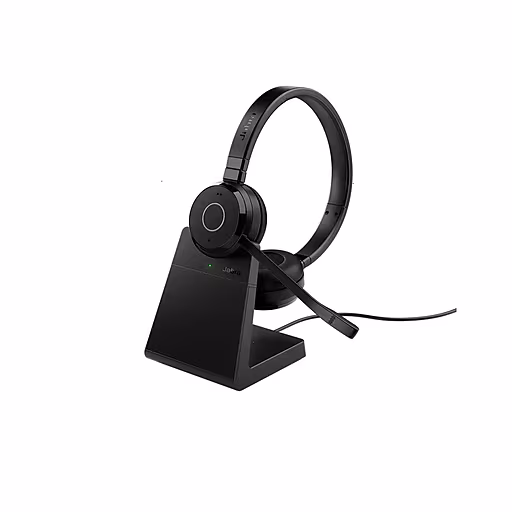 Jabra Evolve 65 TE UC Stereo USB-A +  Link 390 with Charging Stand Jabra — view 2