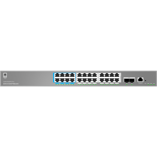 GWN7803PH Pro Enterprise Layer 2+ Managed 24-Port 400 Watt PoE++ Switch with 2 x SFP+ Grandstream Networks — view 2
