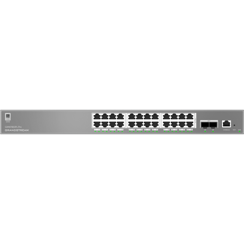 GWN7803PL Enterprise Layer 2+ Managed 24-Port 250 Watt PoE+ Switch with 2 x SFP+ Grandstream Networks — view 2