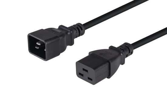 DYNAMIX 5m IEC 16A Power Extension Cord. (C20 Plug to C19 Socket) Dynamix — view 2