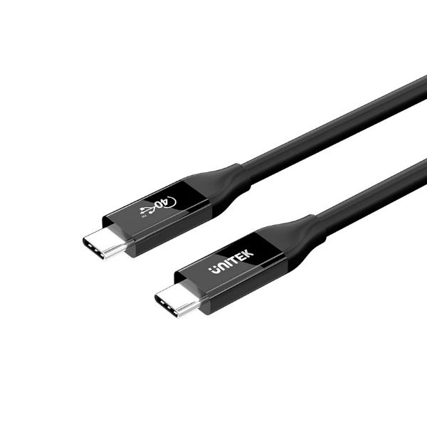 2m USB4 USB-C To USB-C Cable Supports Up To 40Gbps Transfer Up To 240W (48V/5A) & 8K@60Hz UNITEK — view 2