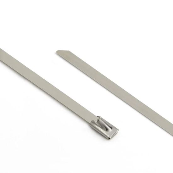 7.9 x 350mm 316L Stainless Steel Cable Ties Pack of 50 Dynamix — view 2