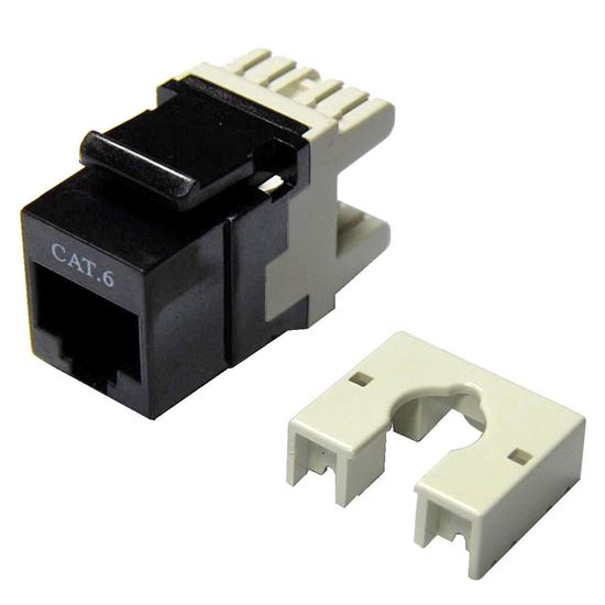 DYNAMIX Cat6 Keystone RJ45 Jack for 110 Face Plate . T568A/T568B Dynamix — view 2