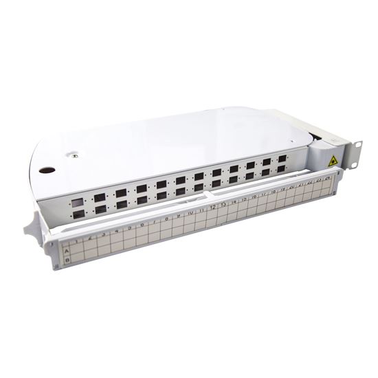 DYNAMIX 1U Rotary 24 Ports SC Simplex, Footprint Unloaded Dynamix — view 2