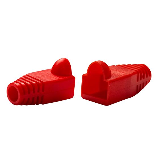 DYNAMIX RED RJ45 Strain Relief Boot (6.0mm Outside Diameter). Dynamix — view 2