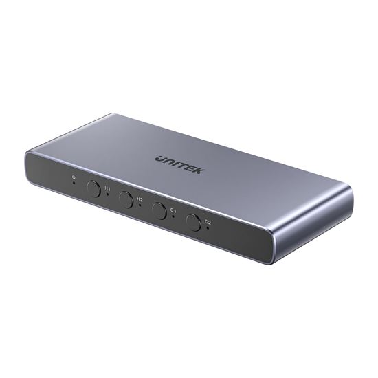 UNITEK 4-In-1-Out 4K Switch Switch Between Dual 4K@60Hz unitek — view 2