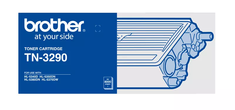 TN-3290 Toner Cartridge Laser Black 8000-page Brother — view 2