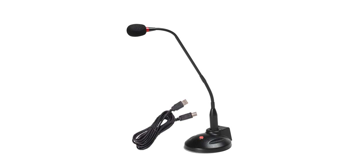 Gooseneck USB Desktop Microphone Winscribe — view 2