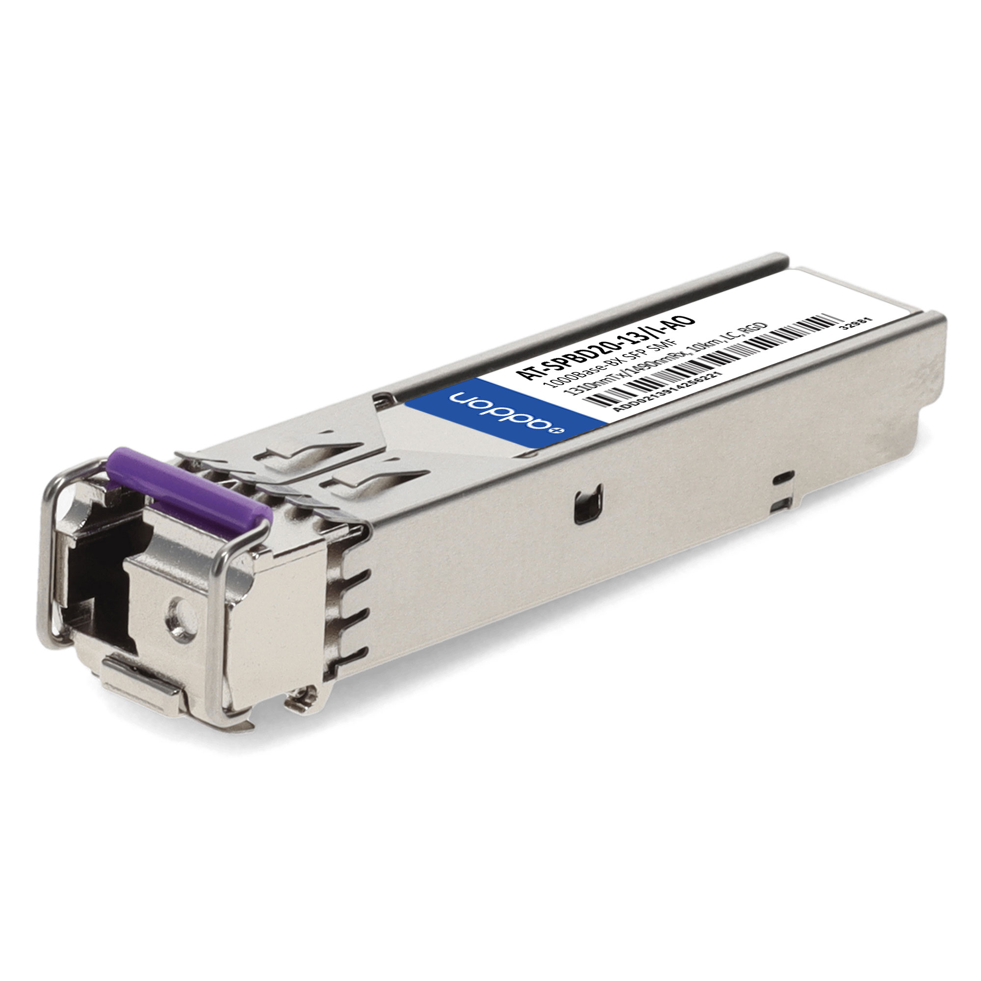 AT-SPBD20-13/I 20 km- Bidirectional- 1 Gigabit SFP- 9 Micron Allied Telesis — view 2