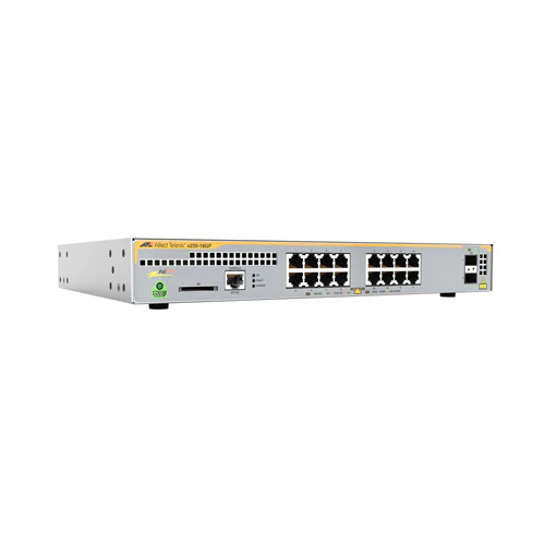 AT-x230-18GP-40 L2+ switch with 16 x 10/100/1000T PoE ports- 2 x 100/1000X SFP ports Allied Telesis — view 1