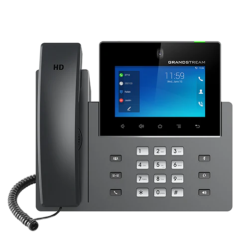 GXV3450 IP Android Video Phone 5"" Touchscreen 16-line Gigabit PoE Grandstream Networks — view 1