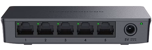 GWN7701  Unmanaged Network Switch 8-Port Grandstream Networks — view 2