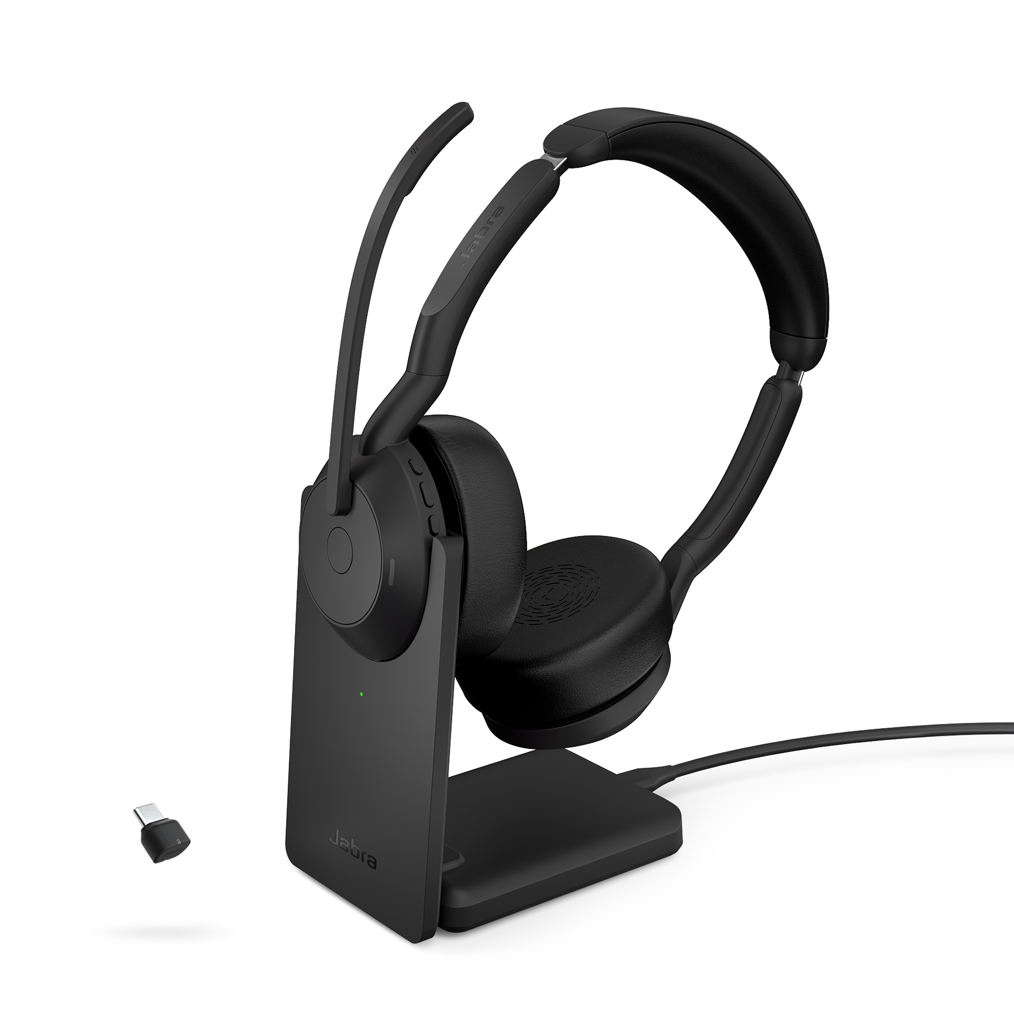 Evolve2 55 UC Stereo USB-C + Link 380 with Charging Stand Jabra — view 2
