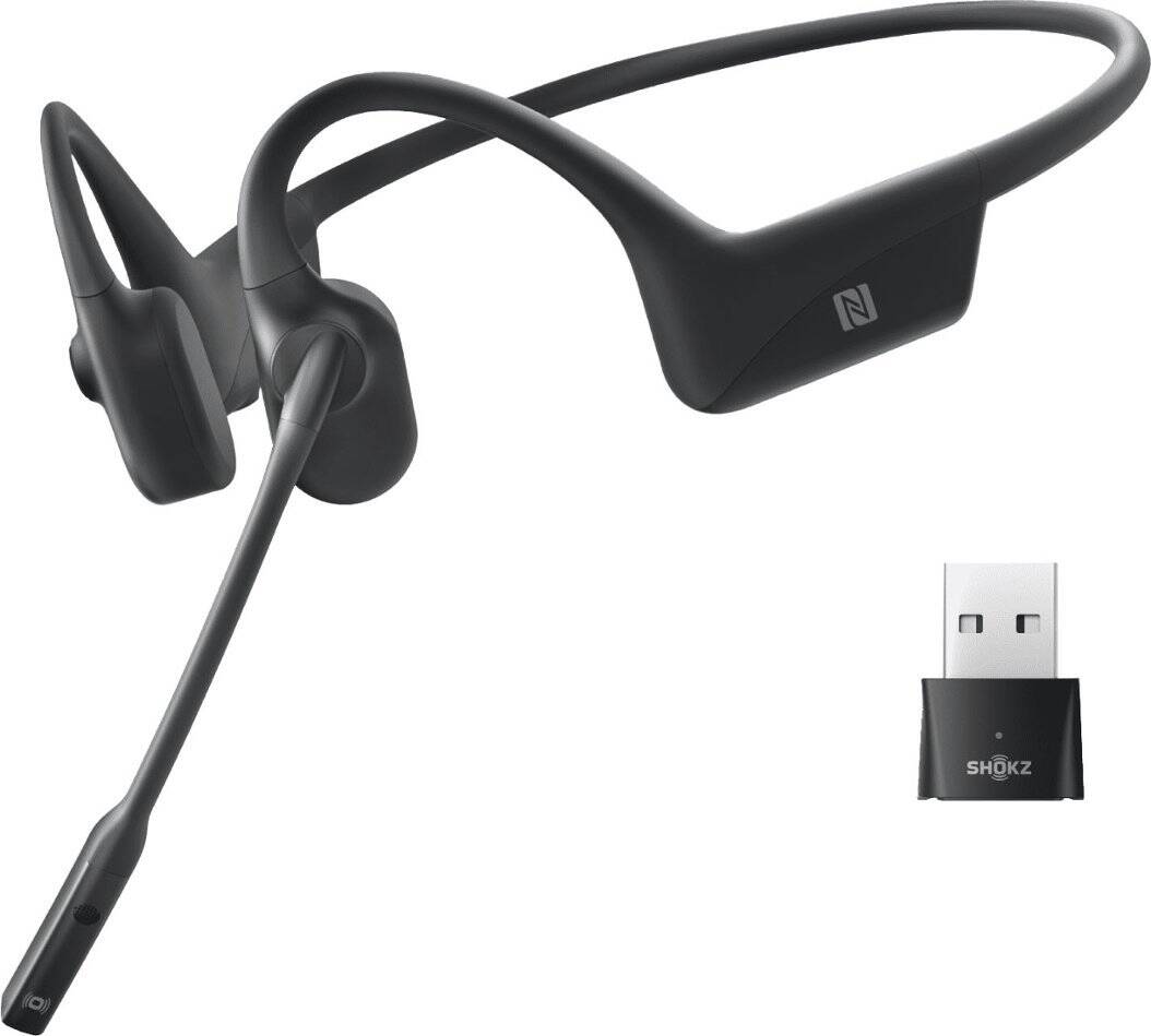 OpenComm Wireless Stereo Business Headset - Black Shokz — view 2