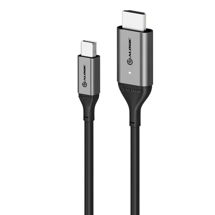 Ultra Mini DisplayPort 1.4 to HDMI 2.0 Cable - 4K 2m# Alogic — view 2