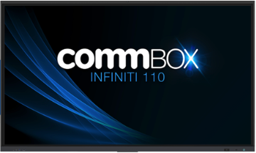 CommBox Infiniti 110"" 4K 16:9 Premium Touchscreen # CommBox — view 1
