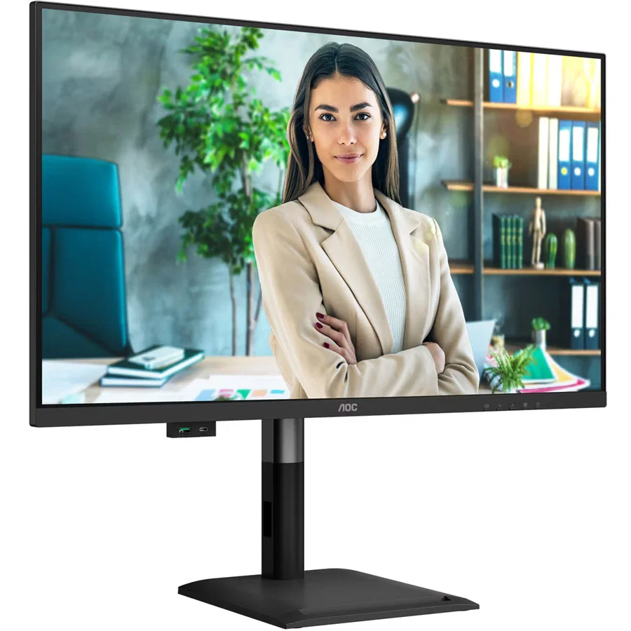 AOC U27P4C 27" IPS Monitor 4K UHD HDMI DP Type-C  5 yr wty AOC — view 2